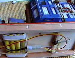 Alimentation des feux de navigation